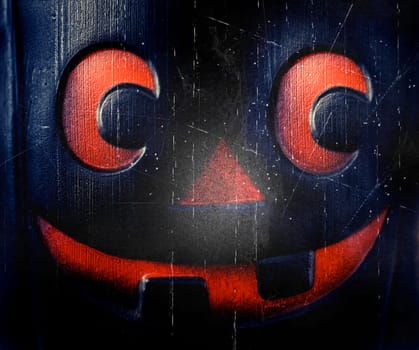 An abstract image of a halloween mask