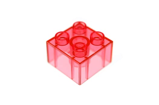 A building block isolated against a white background