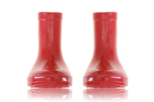 Gum Boots isolated against a white background