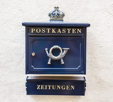 mailbox post and newspapers in Beilstein Germany