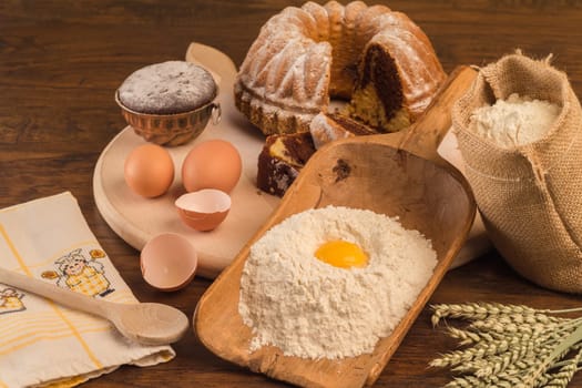 Baking cakes