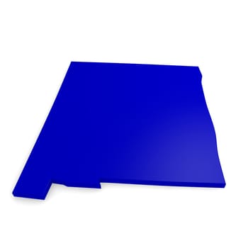 3d map of New Mexico
