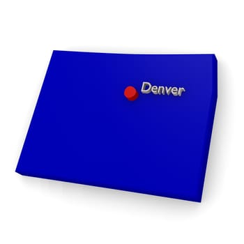 3d map of Colorado