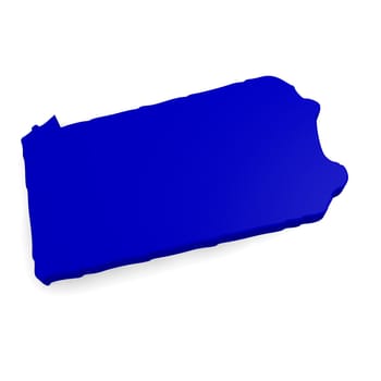 3d map of Pennsylvania