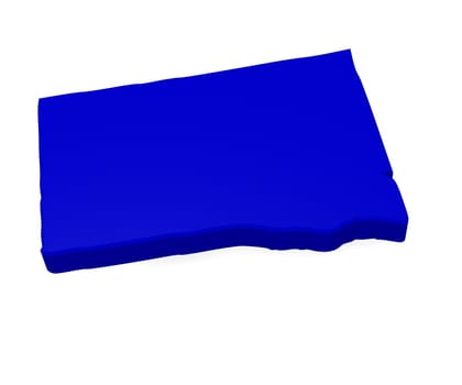 3d map of South Dakota
