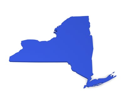 3d map of New York