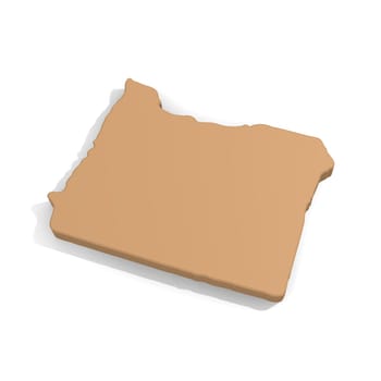 3d map of Oregon