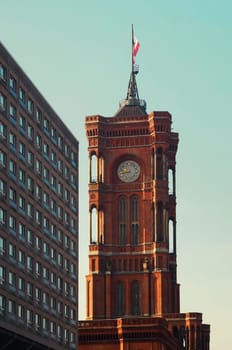 Rotes Rathaus Deutschland Berlin / Red Townhall Germany Berlin