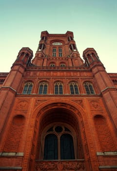 Rotes Rathaus Deutschland Berlin / Red Townhall Germany Berlin