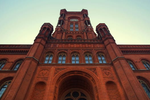 Rotes Rathaus Deutschland Berlin / Red Townhall Germany Berlin