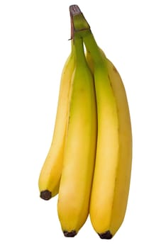 Banana isolated on white with clipping path