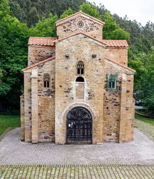 Church preRomanesque of San Miguel de Lillo (IX century) in Oviedo Asturias, Spain, UNESCO