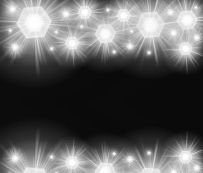 colored background with colored lights and reflex