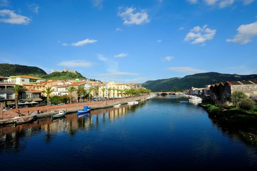 Bosa - Sardinia - Italy is located on the estuary of the river Temo, the only country in Sardinia built on the estuary of a river navigable by small boats for about 5/6 km