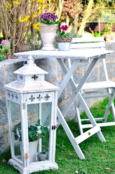 Garden spring shabby chic