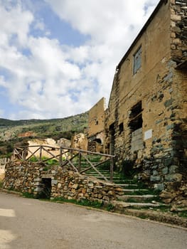 Old Gairo was partially destroyed by a flood in 1951, and in 1963 it was completely abandoned, the new houses were rebuilt a little higher than the half-destroyed village. It 's the most famous ghost town of Sardinia, surely one of the most beautiful and picturesque corners of Ogliastra and the whole island.