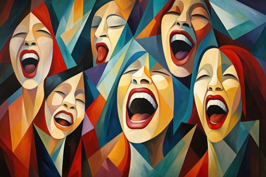 A whimsical portrayal of mischievous laughter sprites, their infectious joy and mirth radiating as they frolic through enchanted meadows.