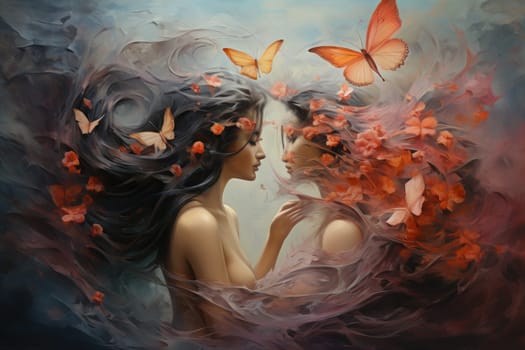 An evocative portrayal of the ethereal whispering wind, its gentle zephyrs bearing mystical secrets across expansive landscapes.