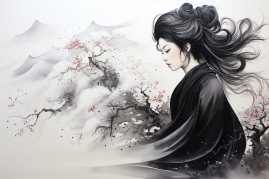 An evocative portrayal of the ethereal whispering wind, its gentle zephyrs bearing mystical secrets across expansive landscapes.