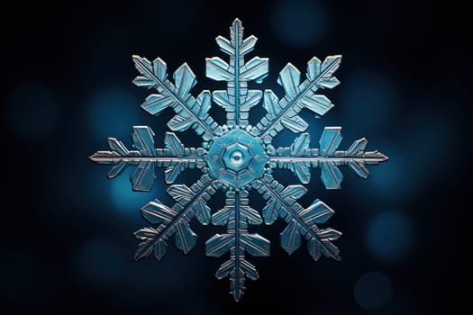 An artistic masterpiece showcasing the exquisite details and singular beauty of individual snowflakes, captured through the lens of macro photography, unraveling their complex, one-of-a-kind designs.