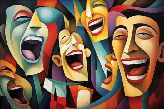 A whimsical portrayal of mischievous laughter sprites, their infectious joy and mirth radiating as they frolic through enchanted meadows.