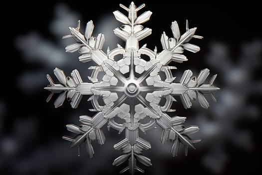 An artistic masterpiece showcasing the exquisite details and singular beauty of individual snowflakes, captured through the lens of macro photography, unraveling their complex, one-of-a-kind designs.