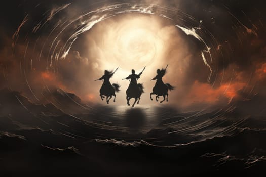 In the realm of fantasy, a fearless group of individuals known as the whirling cyclone riders emerges.