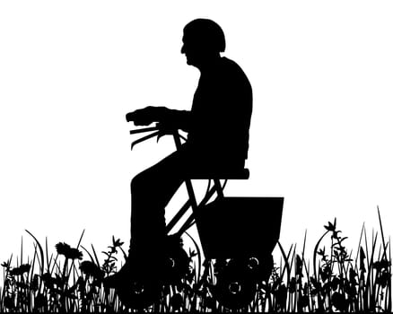 Woman with Rollator