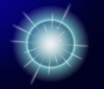 colored background with colored lights and reflex