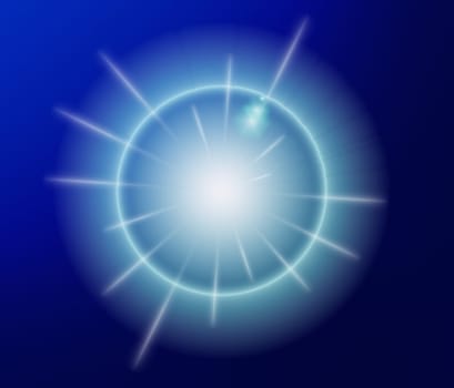 colored background with colored lights and reflex