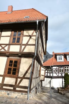 leaning house