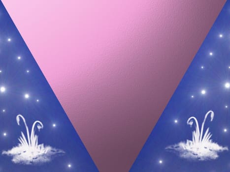 colored background with colored lights and reflex
