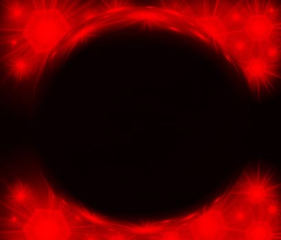 colored background with colored lights and reflex