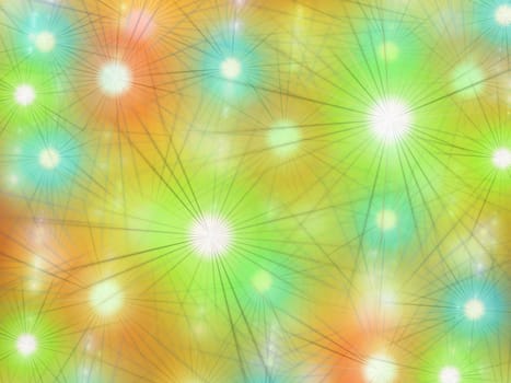 colored background with colored lights and reflex