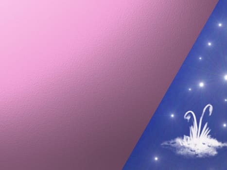 colored background with colored lights and reflex