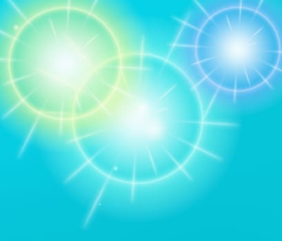 colored background with colored lights and reflex