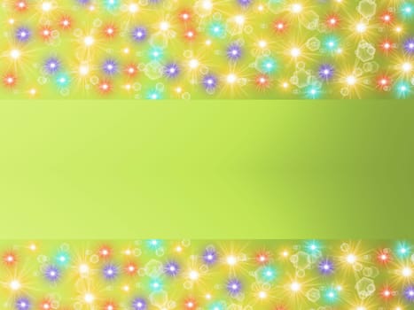 colored background with colored lights and reflex