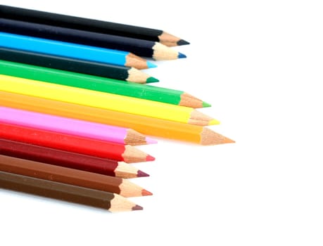 color pencils isolated. More on my portfolio.