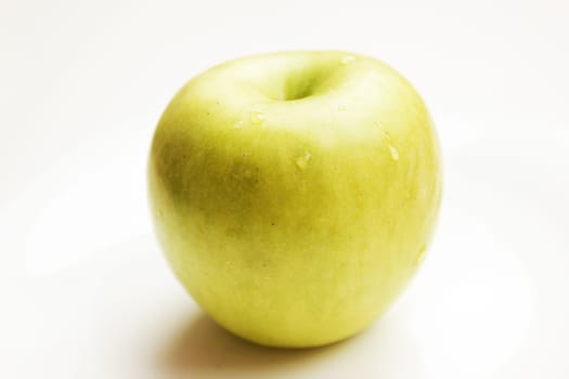 Fresh delicious looking green apples.