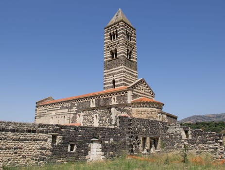 The Basilica of the Holy Trinity of Saccargia is a Romanesque-style church located in the municipality of Codrongianos in the province of Sassari, one of the most important achievements of this style in Sardinia.