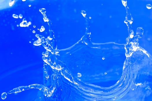 Macro image of water drops