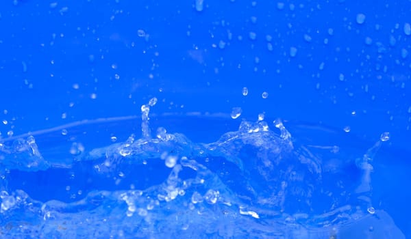 Macro image of water drops