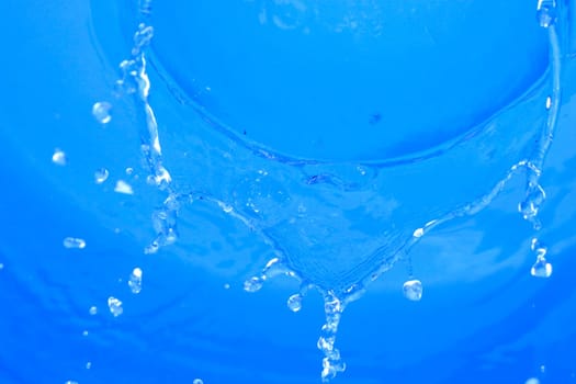 Macro image of water drops