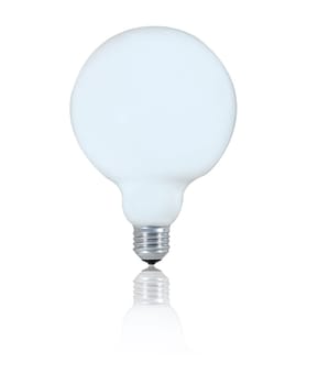 Wite bulb isolated on white