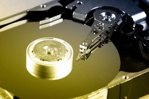 Macro photo - Hard Disk Drive.