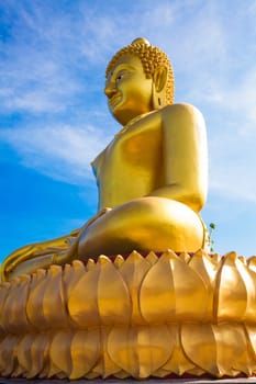 golden buddha. Thailand.