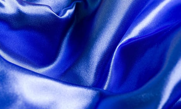 Background of a blue blanket