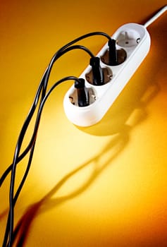 White outlet isolated. Great details.