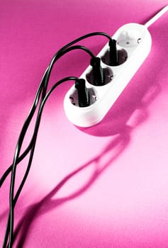 White outlet isolated. Great details.