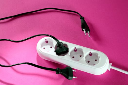 White outlet on background. Great details and colors.